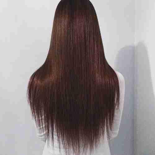 Kundebilde av hair extensions fra LuxusHair