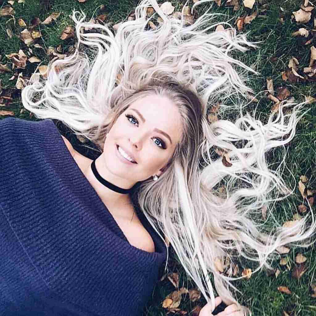 Kundebilde av hair extensions fra LuxusHair