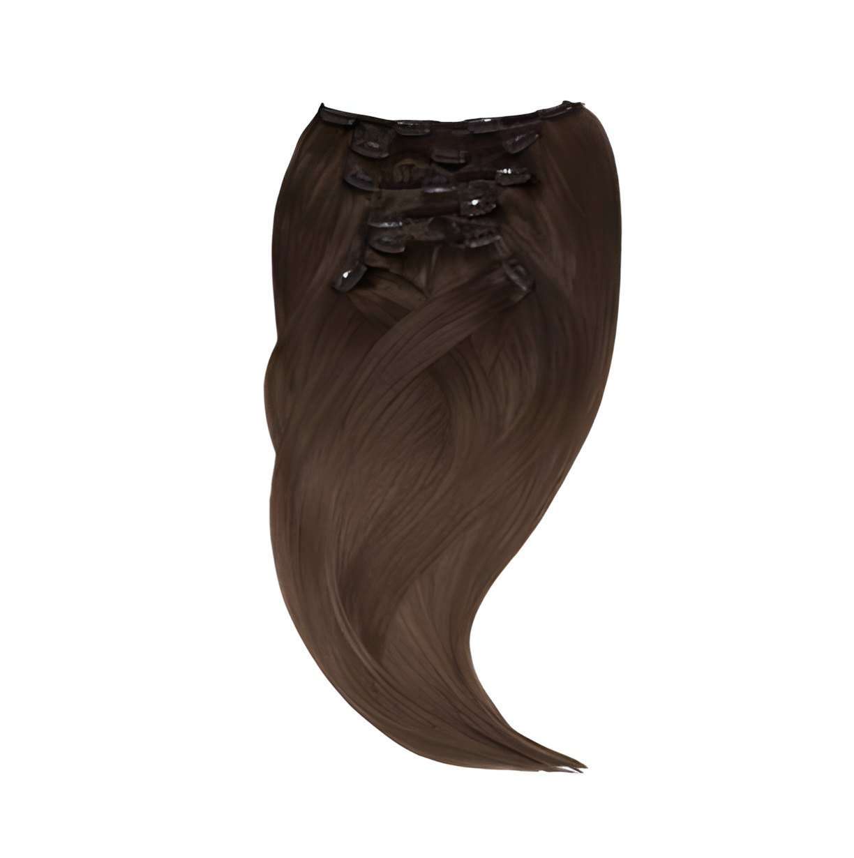 Clip-On Extensions - #7 Medium Ashbrown - 40 cm